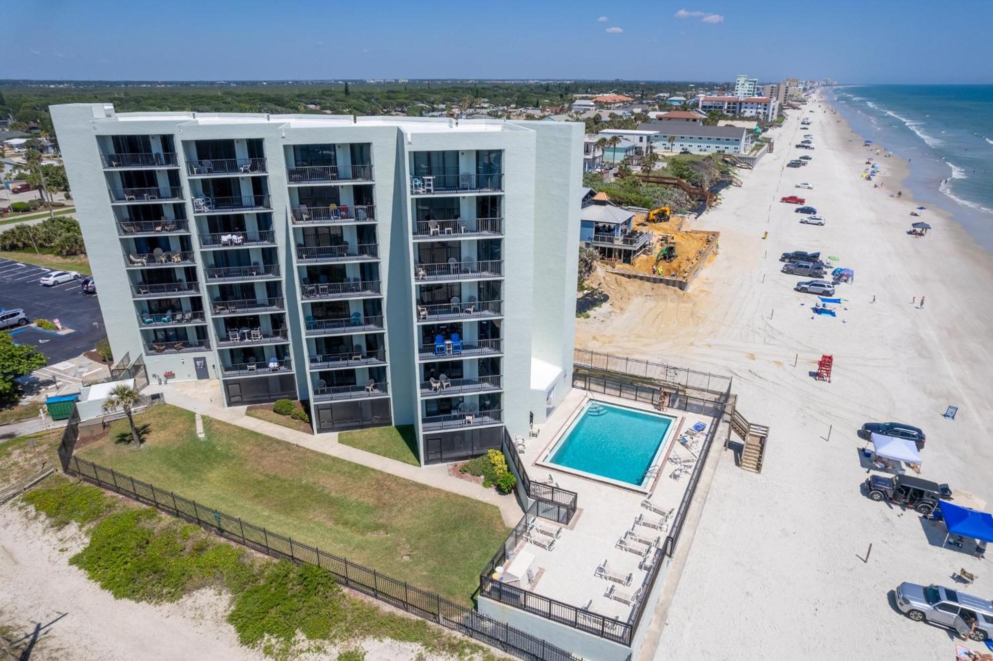 Ocean View With A Beachfront Pool At Ocean Trillium Condo ~ 702 New Smyrna Beach Zewnętrze zdjęcie