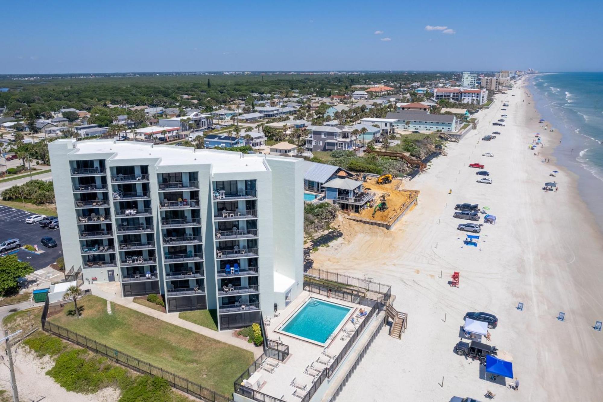 Ocean View With A Beachfront Pool At Ocean Trillium Condo ~ 702 New Smyrna Beach Zewnętrze zdjęcie