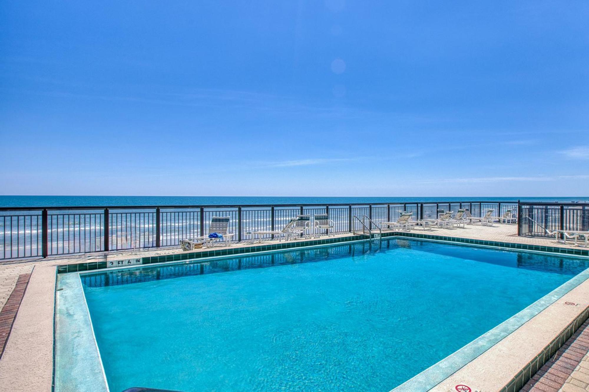 Ocean View With A Beachfront Pool At Ocean Trillium Condo ~ 702 New Smyrna Beach Zewnętrze zdjęcie